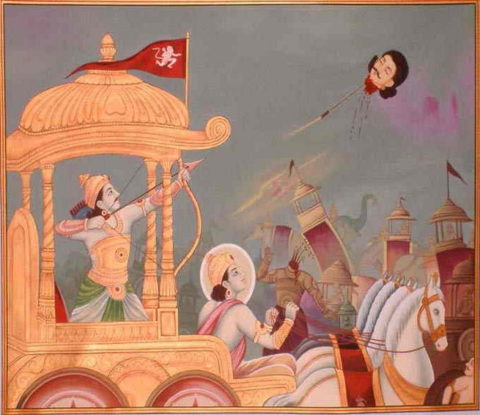 mahabharata draupadi and arjun episode